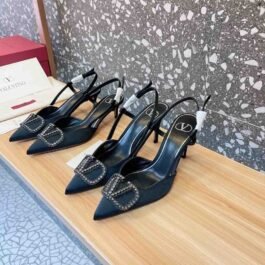 Valentino - Slingback VLogo Heel Shoes in 4 Colors
