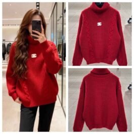 Chanel - Red Sweater