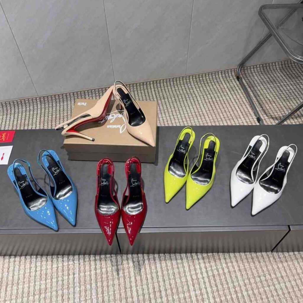 Christian Louboutin - Slingback 8cm Hakken in 5 Kleuren