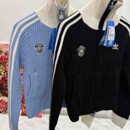 Adidas - Knit Cardigan with Zipper in 2 Colors