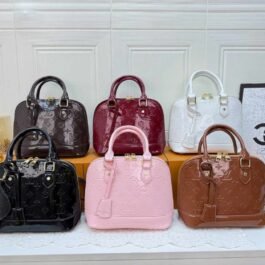 Louis Vuitton - Alma BB Handbag with Embossed Logo in 6 Colors