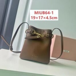 Miu Miu - Leather Pouch Bag in 3 Colors