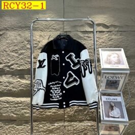 Louis Vuitton - Black and White Bomber Jacket