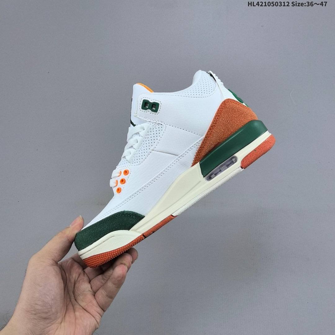 Nike - Air Jordan 3 Mexico Basketball Shoes in 6 Colors - Image 9