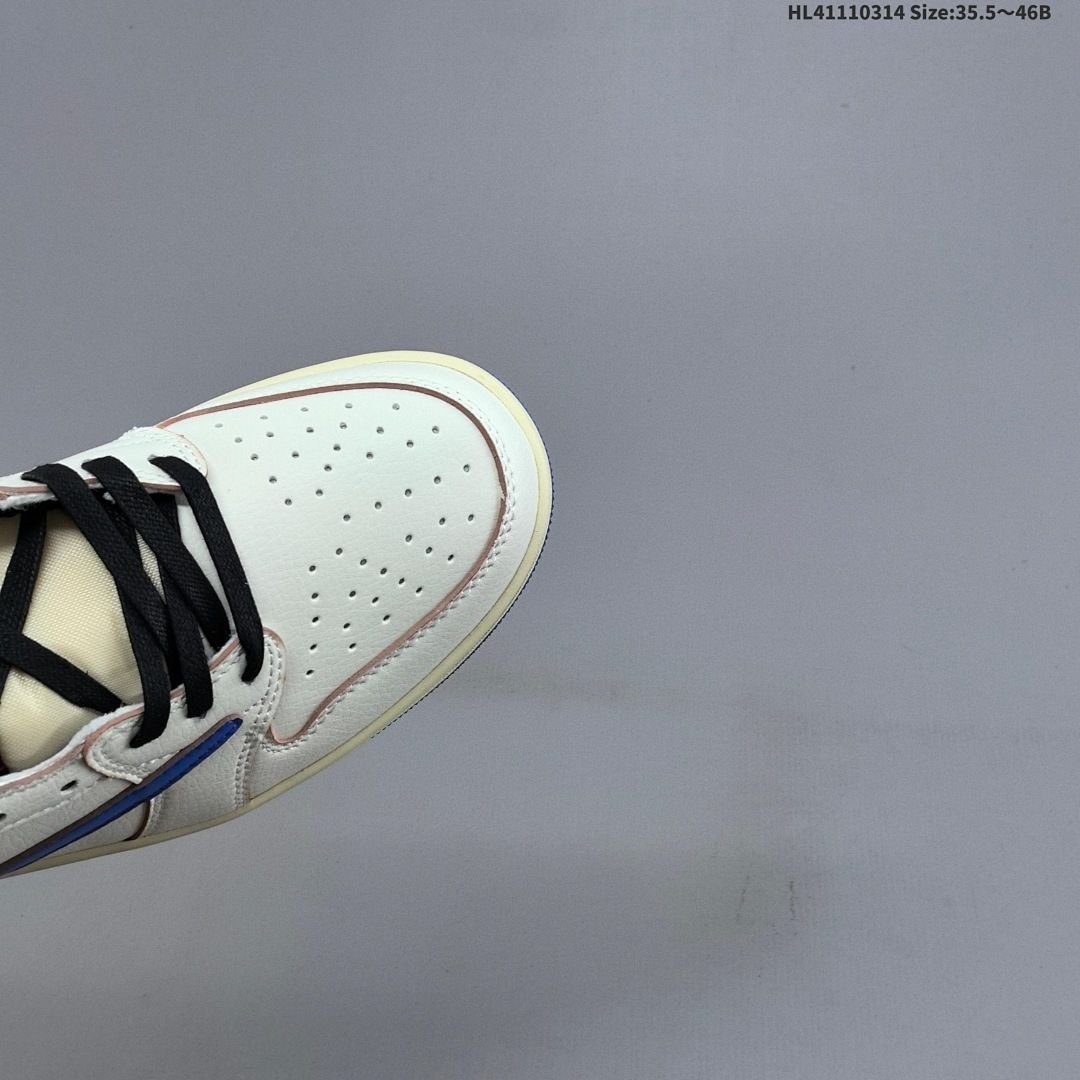 Nike - Travis Scott x Fragment Design x Air Jordan 1 Low Sneakers in 4 Colors - Image 7