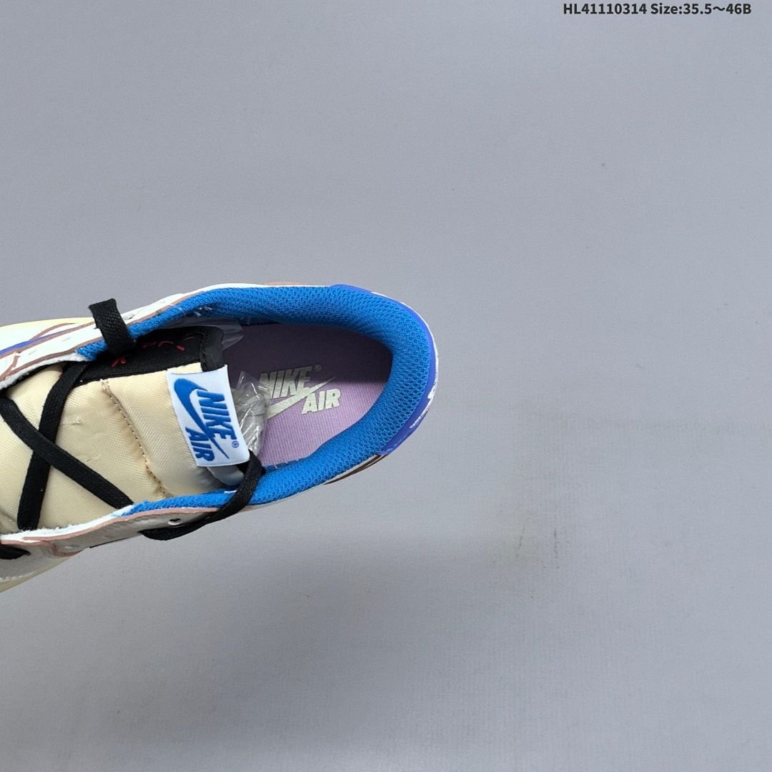 Nike - Travis Scott x Fragment Design x Air Jordan 1 Low Sneakers in 4 Colors - Image 8