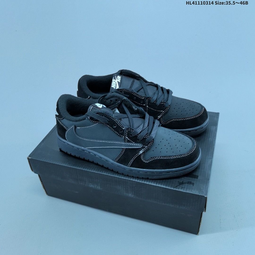 Nike - Travis Scott x Fragment Design x Air Jordan 1 Low Sneakers in 4 Colors - Image 11