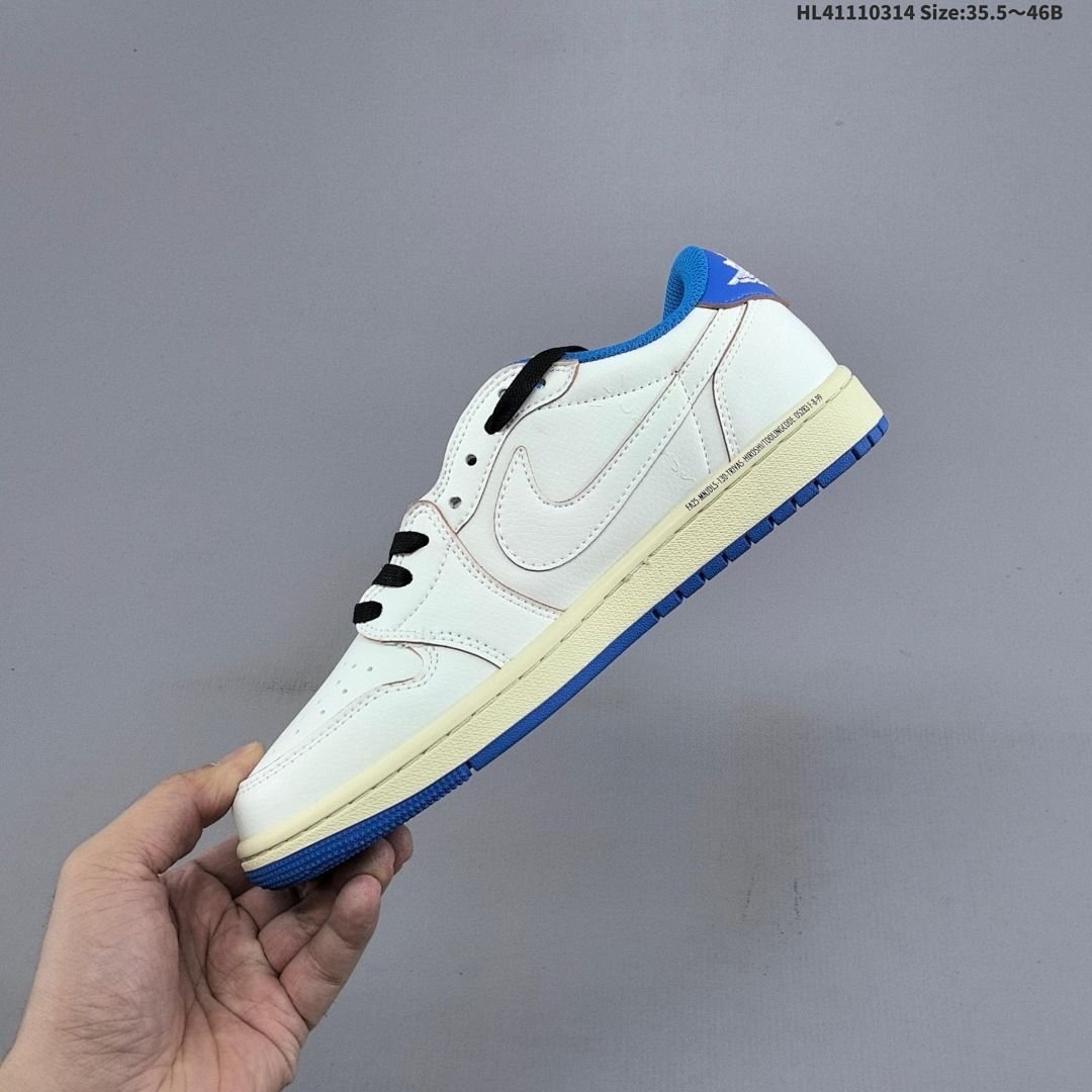 Nike - Travis Scott x Fragment Design x Air Jordan 1 Low Sneakers in 4 Colors - Image 15