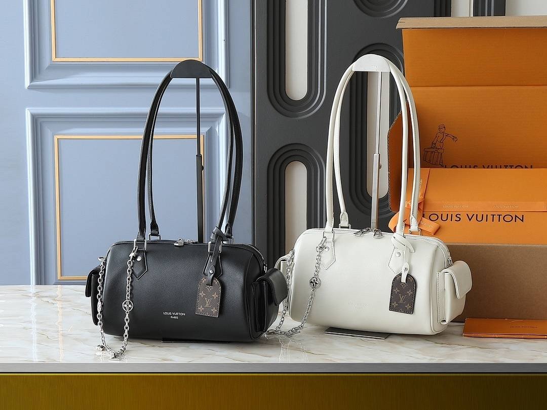 Louis Vuitton - Speedy Cargo Shoulder Bag size 28X17X12 in 2 Colors - Image 3