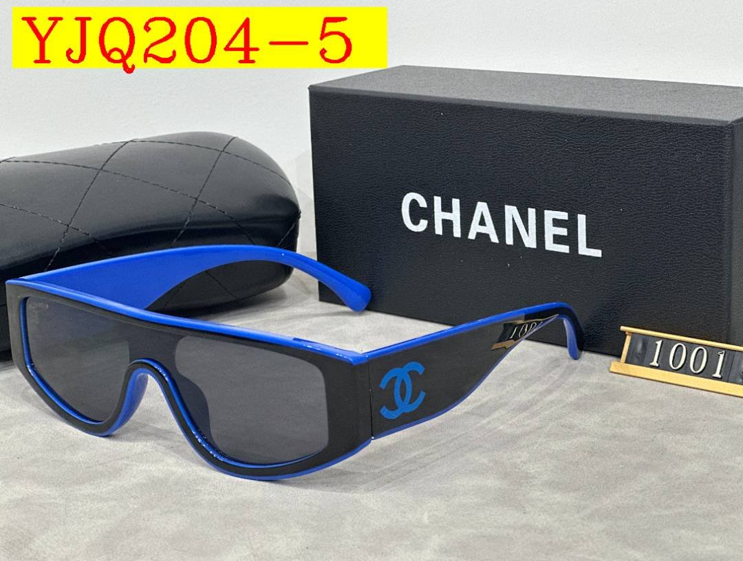 Chanel - Women's Bi-Color Sunglasses with box in 6 Colors - Image 5