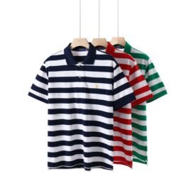 Ralph Lauren - Striped Polo Shirts in 9 Colors