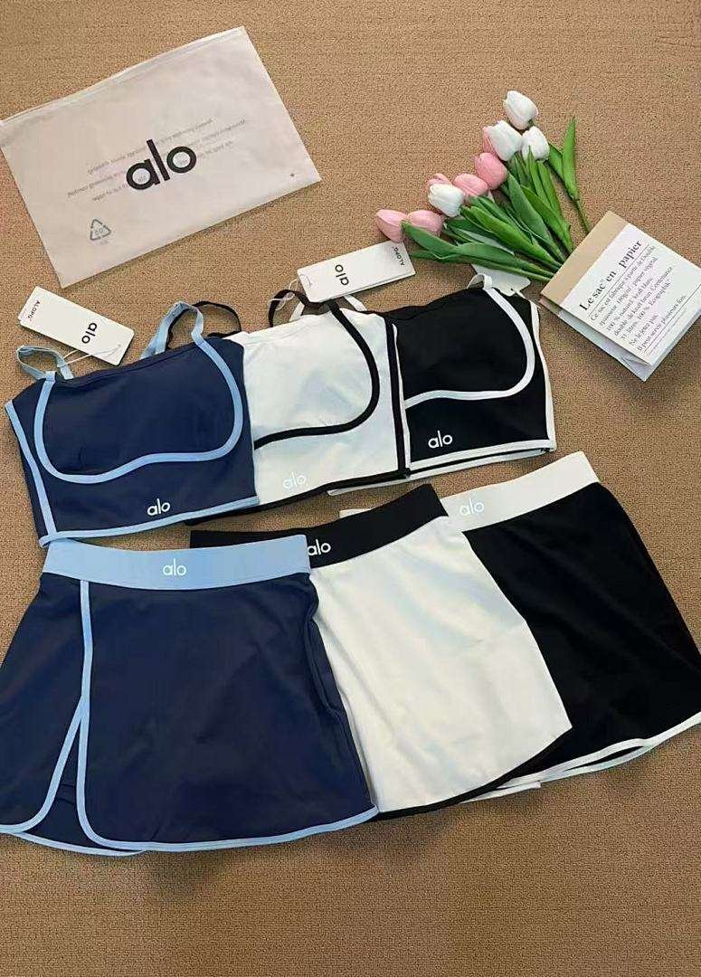Alo Yoga - Women's Tennis Set Top and Skirt in 3 Colors - Image 5