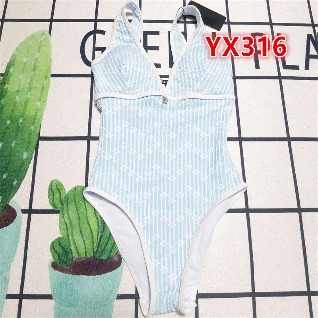 Chanel - One-piece Swimsuit in 2 Colors - Image 3