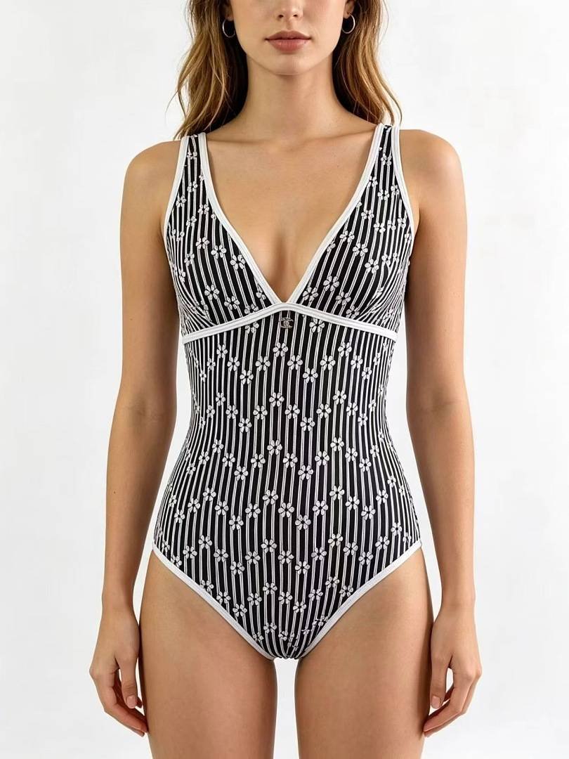 Chanel - One-piece Swimsuit in 2 Colors - Image 4