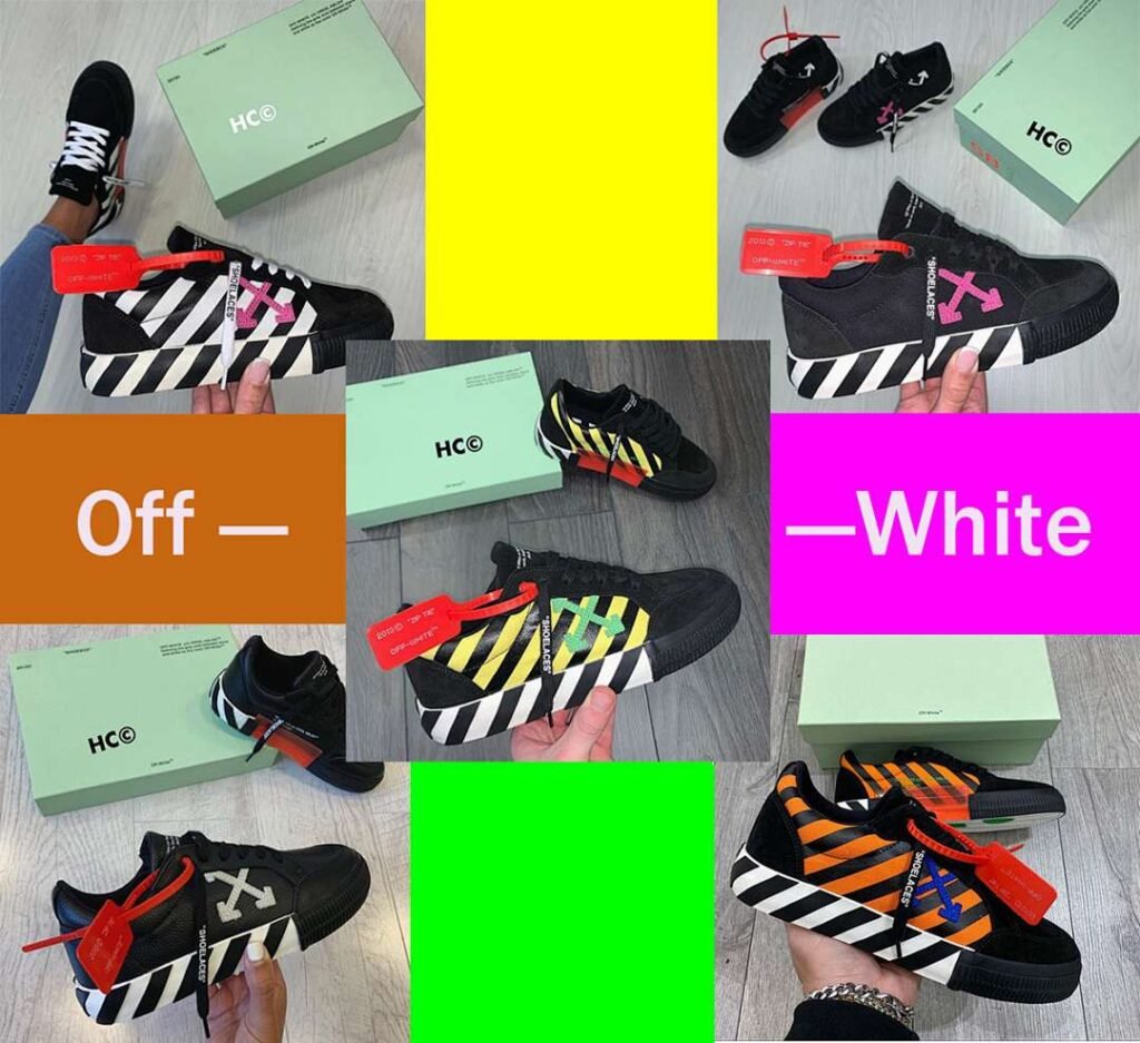 Off White - Low Vulcanized Sneakers in 13 Colors