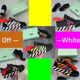 Off White - Low Vulcanized Sneakers in 13 Colors