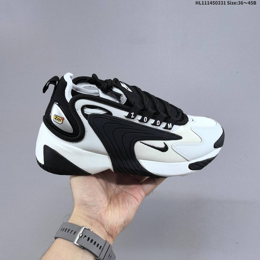 Nike - Zoom 2K Black and White Sneakers - Image 10