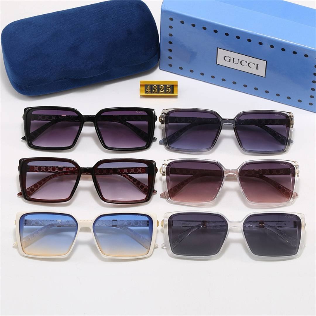 Gucci - Rectangle Sunglasses in 6 Colors - Image 8
