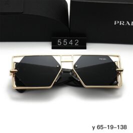 Prada - Sunglasses with External Metal Frame in 4 Colors