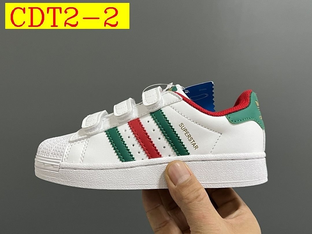 Adidas - Superstar Sneakers with Velcro for Kids size 22-37 in 20 Colors - Image 2