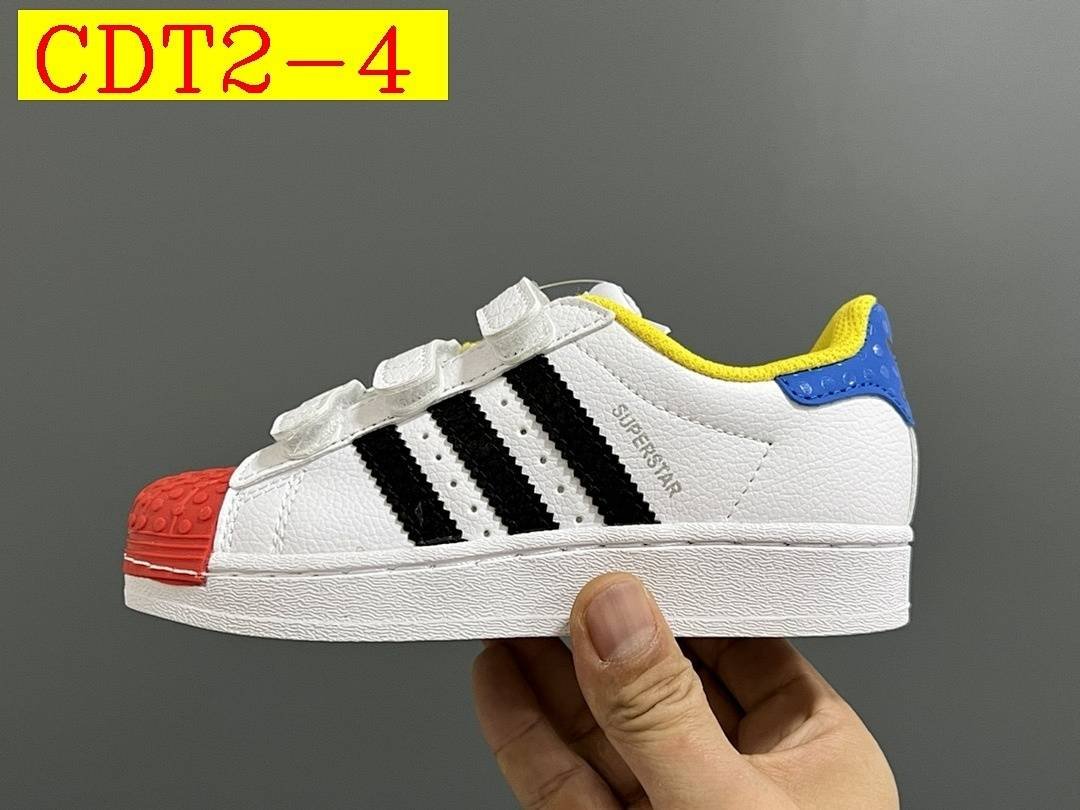 Adidas - Superstar Sneakers with Velcro for Kids size 22-37 in 20 Colors - Image 4