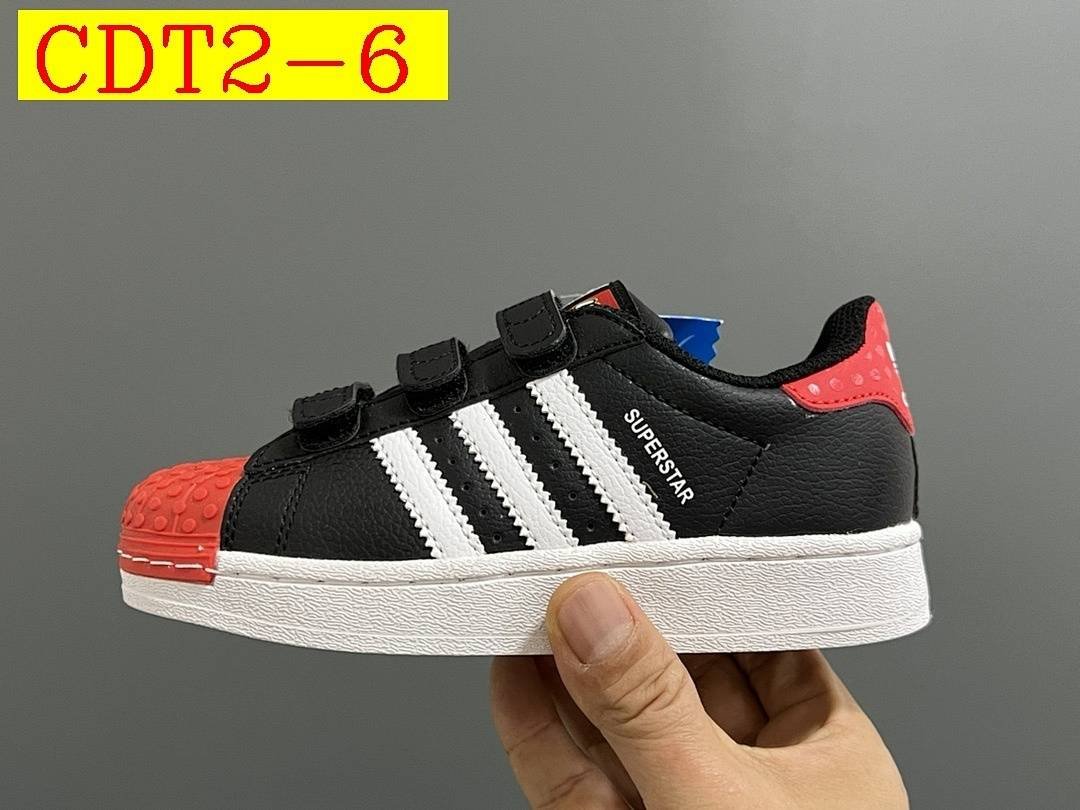 Adidas - Superstar Sneakers with Velcro for Kids size 22-37 in 20 Colors - Image 6