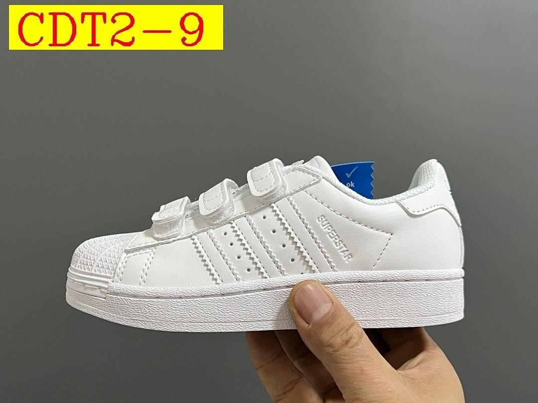 Adidas - Superstar Sneakers with Velcro for Kids size 22-37 in 20 Colors - Image 8