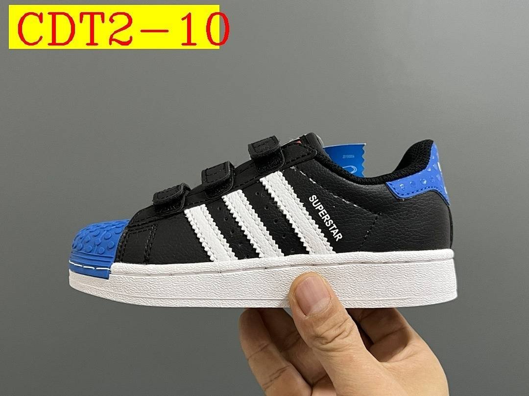 Adidas - Superstar Sneakers with Velcro for Kids size 22-37 in 20 Colors - Image 9