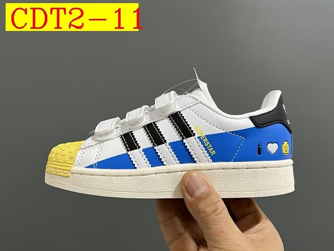 Adidas - Superstar Sneakers with Velcro for Kids size 22-37 in 20 Colors - Image 10