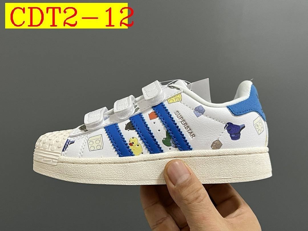 Adidas - Superstar Sneakers with Velcro for Kids size 22-37 in 20 Colors - Image 11