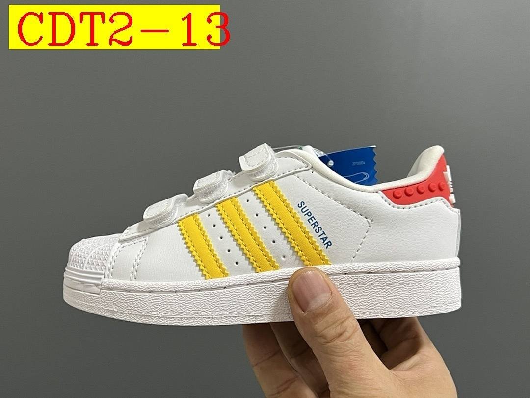 Adidas - Superstar Sneakers with Velcro for Kids size 22-37 in 20 Colors - Image 12