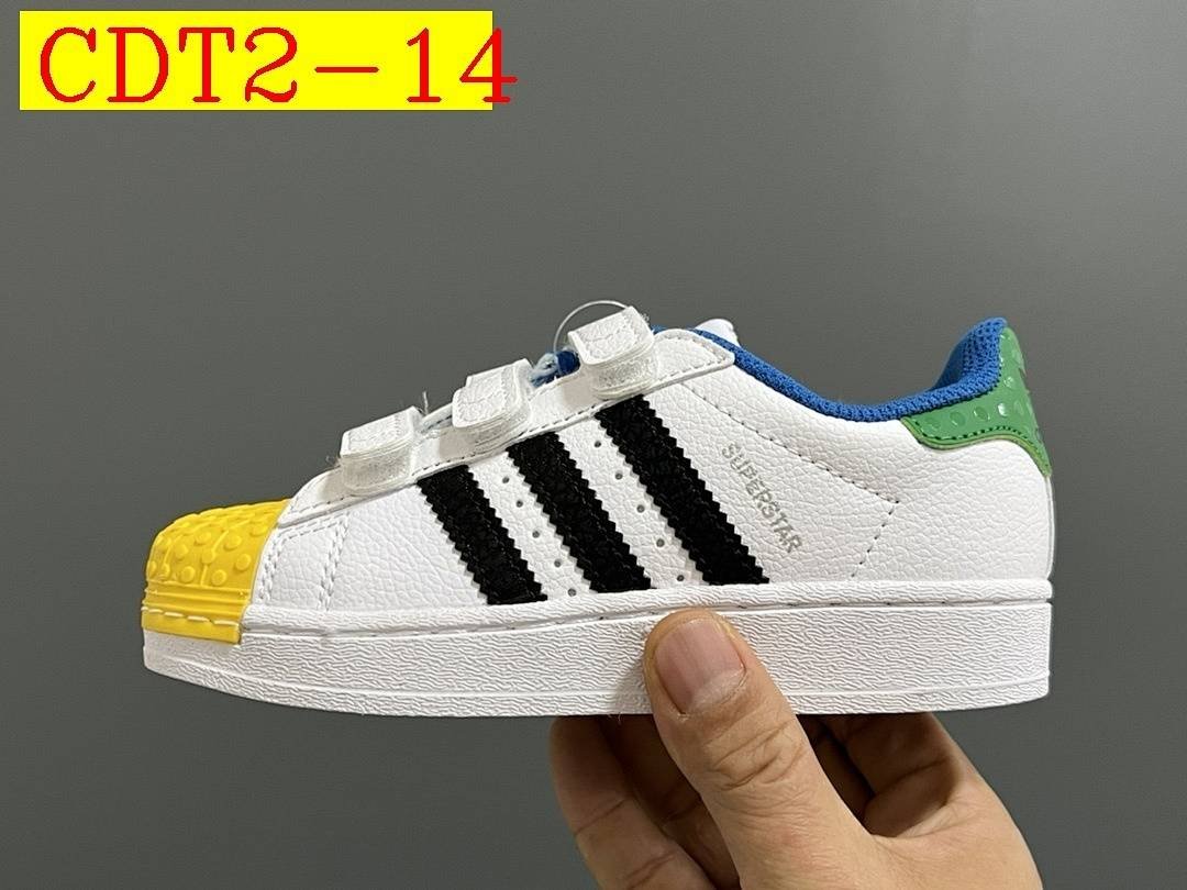 Adidas - Superstar Sneakers with Velcro for Kids size 22-37 in 20 Colors - Image 13