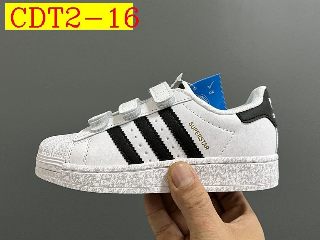 Adidas - Superstar Sneakers with Velcro for Kids size 22-37 in 20 Colors - Image 15