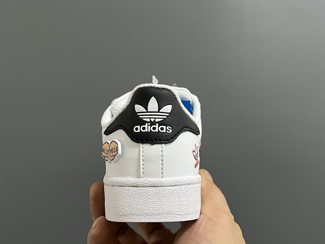 Adidas - Superstar Sneakers with Velcro for Kids size 22-37 in 20 Colors - Image 22