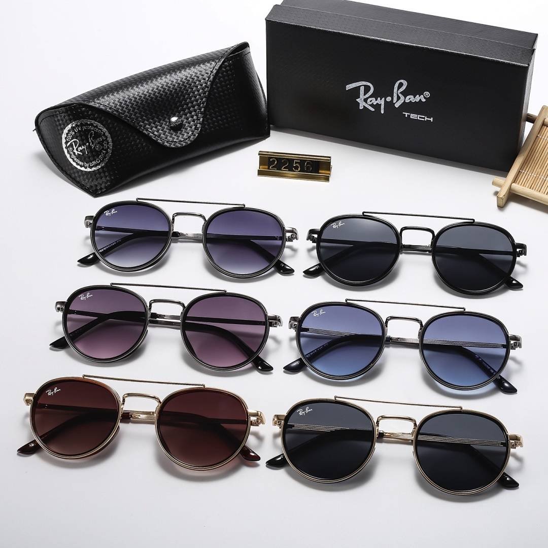 Ray-Ban - Round Lense Sunglassess With Box in 6 Colors - Image 9