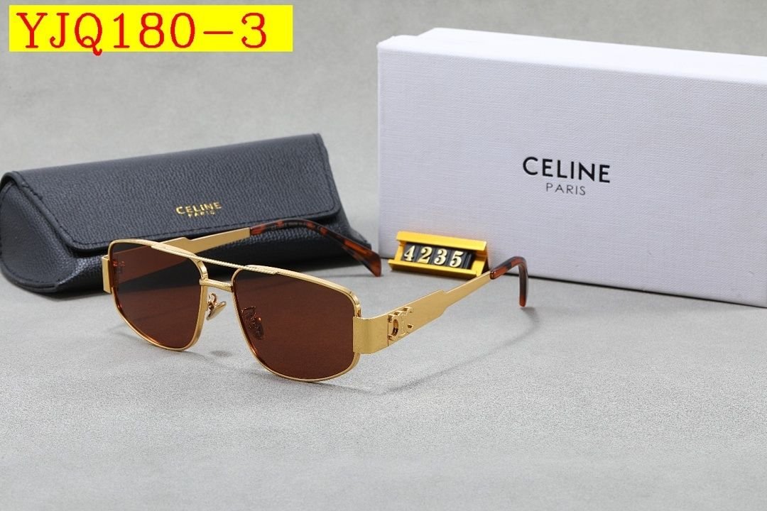 Celine - Men's Aviator Sunglasses with box in 5 Colors - Image 4