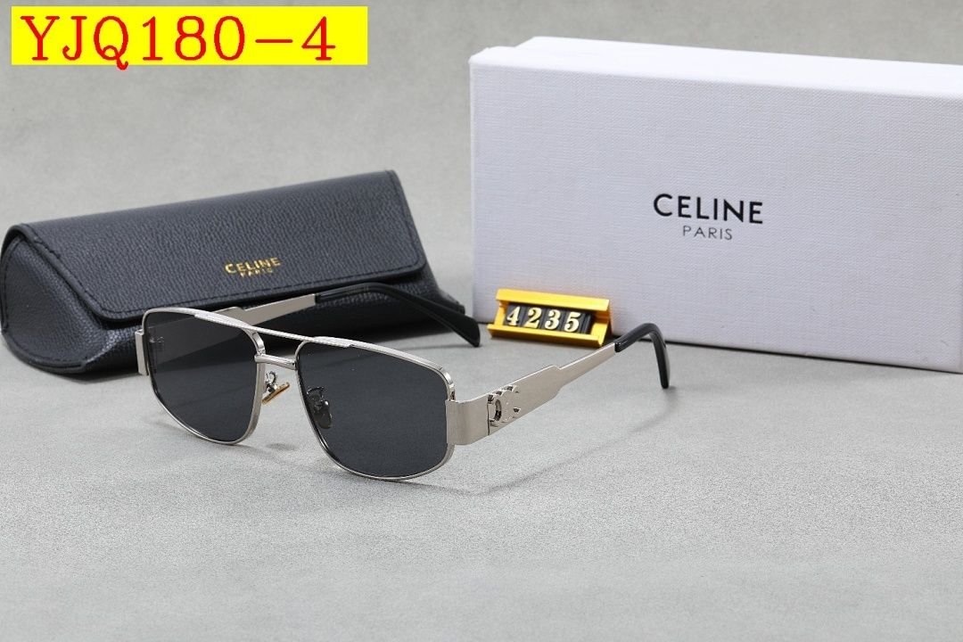 Celine - Men's Aviator Sunglasses with box in 5 Colors - Image 5