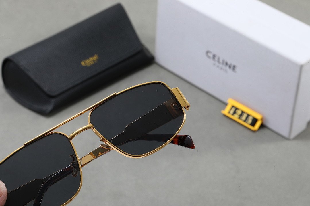 Celine - Men's Aviator Sunglasses with box in 5 Colors - Image 7