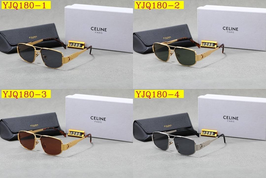Celine - Men's Aviator Sunglasses with box in 5 Colors - Image 10