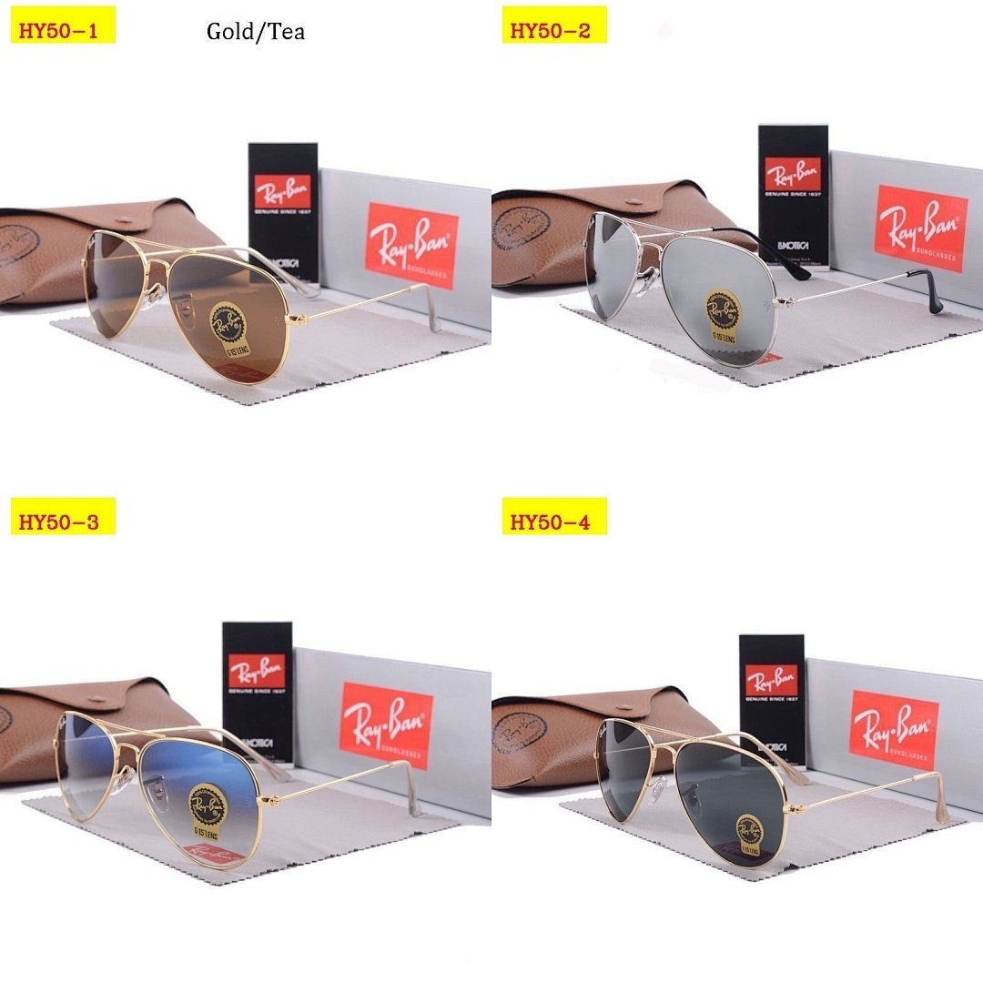 Ray-ban - Aviator Drop Sunglassess with box in 9 Colors - Image 12