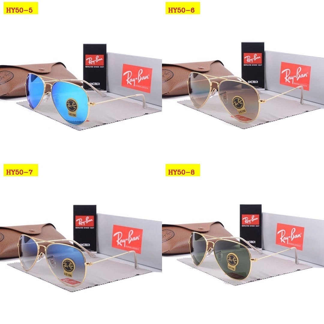 Ray-ban - Aviator Drop Sunglassess with box in 9 Colors - Image 13