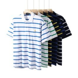 Ralph Lauren - Striped Polo Shirt in 5 Colors