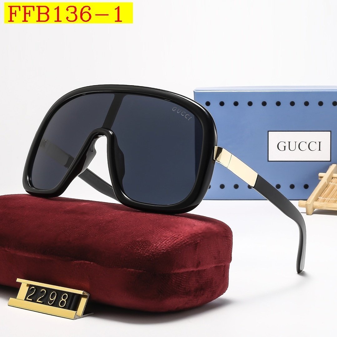 Gucci - Oversized Sunglasses with box in 7 Colors - Image 2