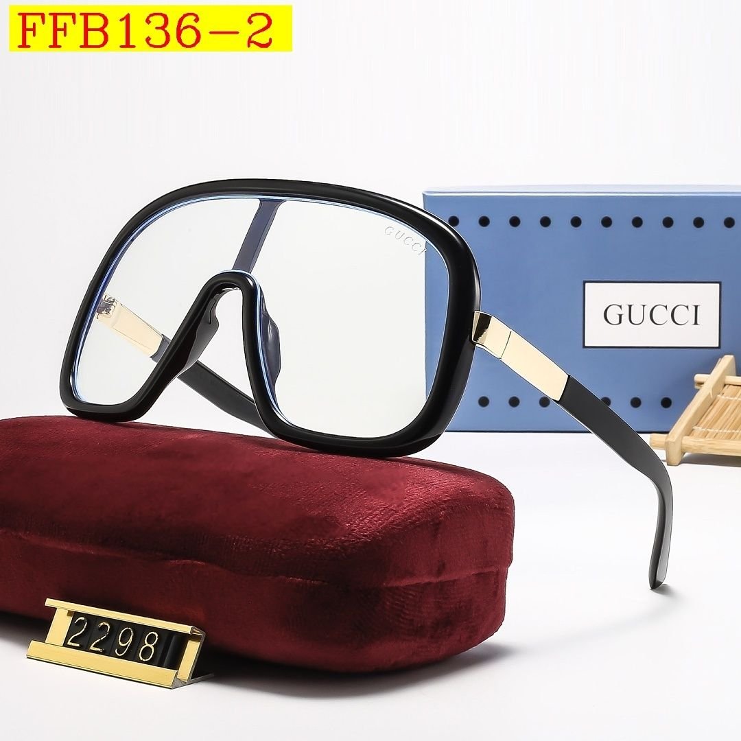 Gucci - Oversized Sunglasses with box in 7 Colors - Image 3