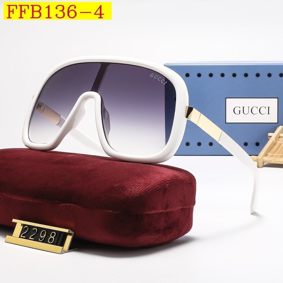 Gucci - Oversized Sunglasses with box in 7 Colors - Image 5