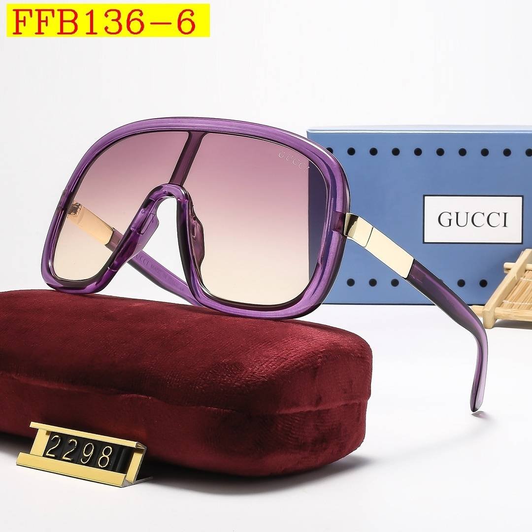 Gucci - Oversized Sunglasses with box in 7 Colors - Image 7