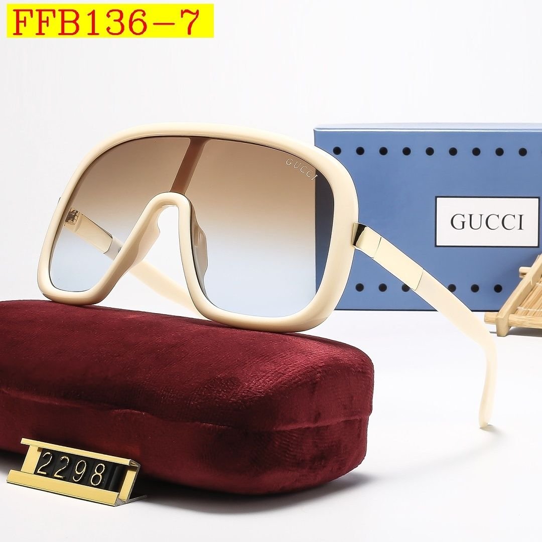 Gucci - Oversized Sunglasses with box in 7 Colors - Image 8