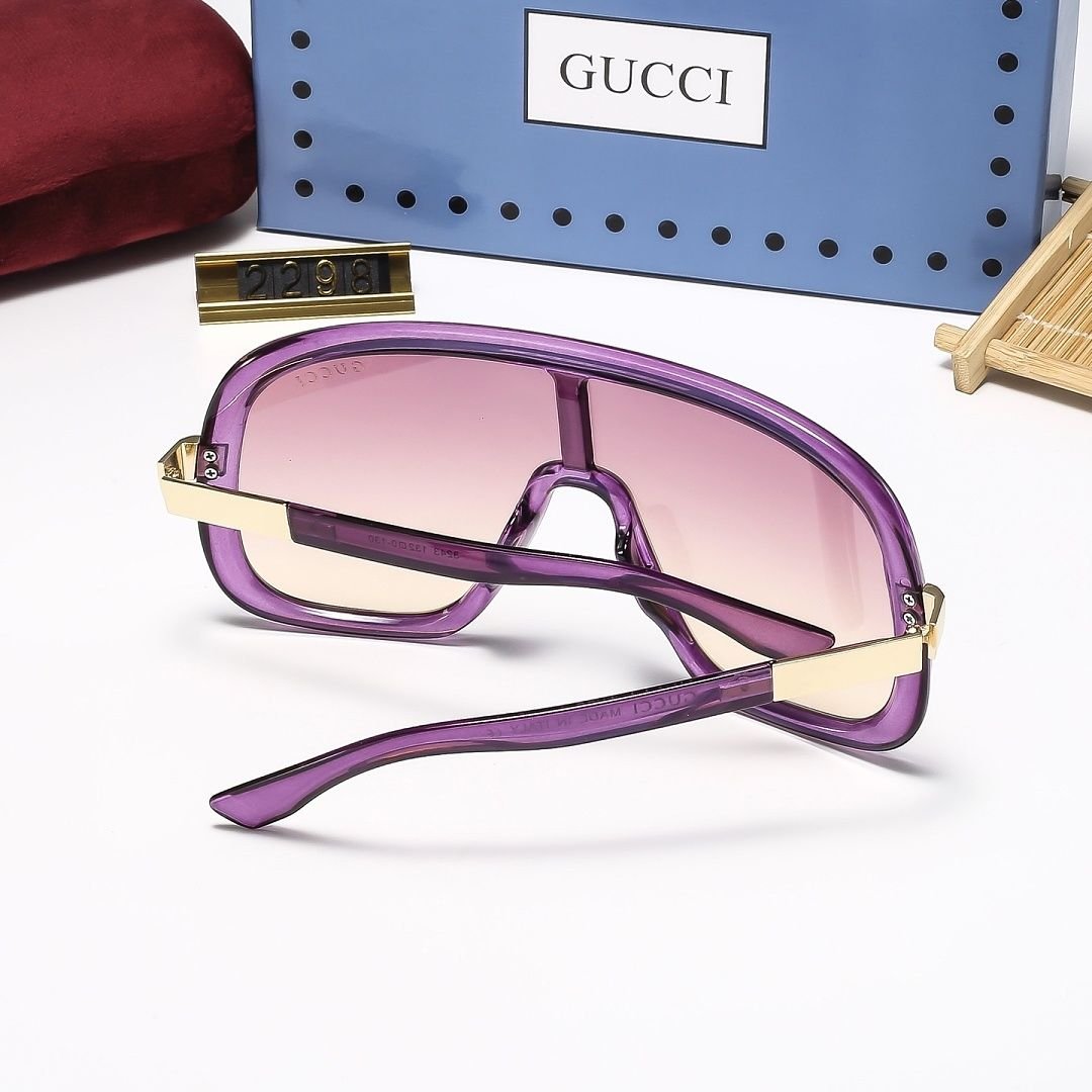 Gucci - Oversized Sunglasses with box in 7 Colors - Image 9