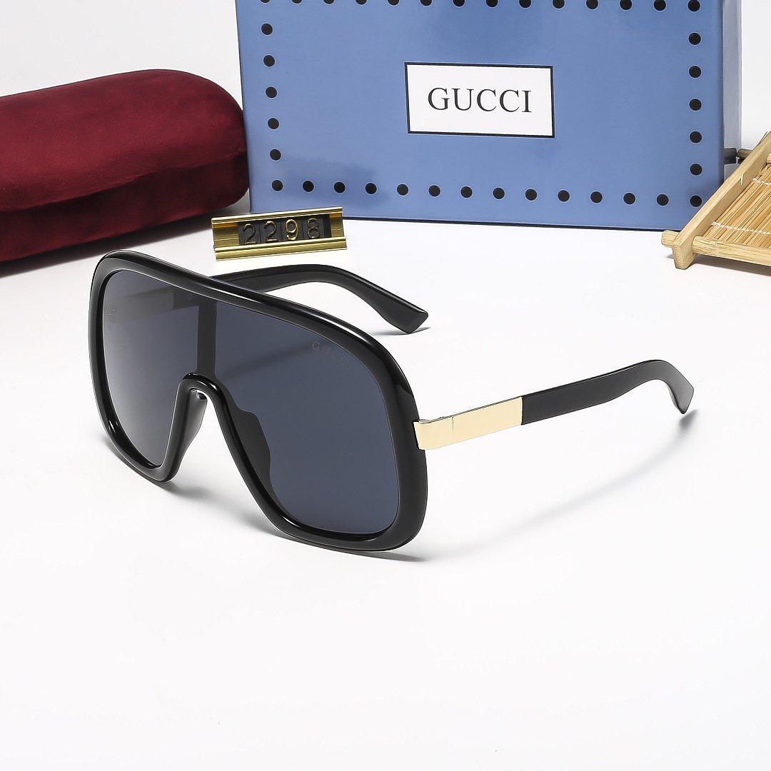 Gucci - Oversized Sunglasses with box in 7 Colors - Image 10