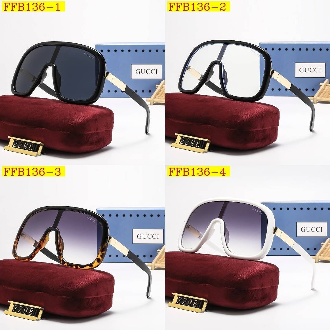 Gucci - Oversized Sunglasses with box in 7 Colors - Image 11